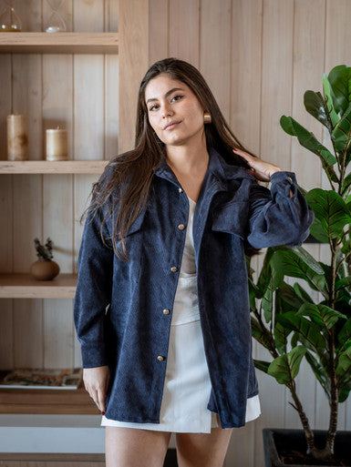 Sobrecamisa Grey Azul