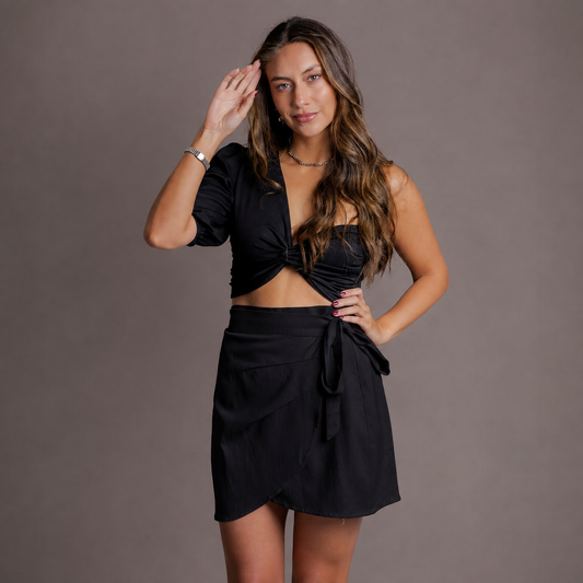 Falda Pareo Serena Negro