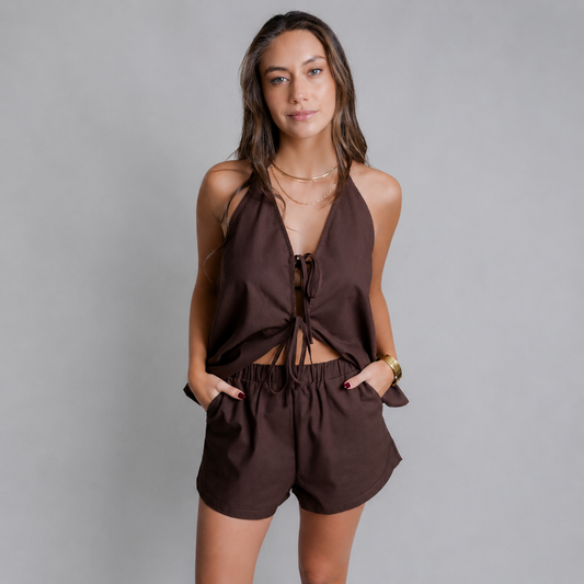 Conjunto  Top + Short Alessia