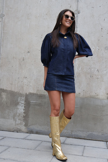 Blusa  denim Alegra